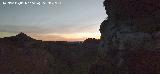 Los Ca�ones. Amaneciendo desde el Camino de la Canalizaci�n - Los Villares