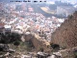 Muralla de Jan. Torren Sur II. En la parte de intramuros an conserva el acceso al paso de guardia