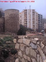 Muralla de Jan. Torren D. Vista del Torren cilndrico desde la azotea del Torren D