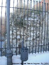 Muralla de Jan. Torren continuacin de la Puerta de Martos. Despus de la construccin de la plaza