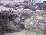 Antigua Escuela de Enfermera. Arqueras de la excavacin arqueolgica