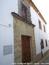 Casa de la Calle Juan Carlos Benavides n 1. 
