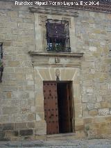 Casa de la Plaza de Santa Mara n 1. Portada