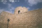 Muralla de Jan. Lienzo de la Carretera de Crdoba. Es el pequeo lienzo de la izquierda por la parte intramuros