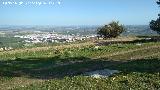 Oppidum del Cerro de Santa Catalina. Con Jan al fondo