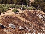 Oppidum del Cerro de Santa Catalina. Lnea de muralla