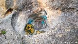 Cerro de Santa Catalina. SOS al patrimonio natural. Abrigo vandalizado con grafitis