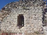 Muralla de Jan. Torren Saetera. Saetera desde el habitculo