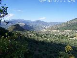 Aldea islmica de las Peas de Castro. Vistas hacia Los Villares