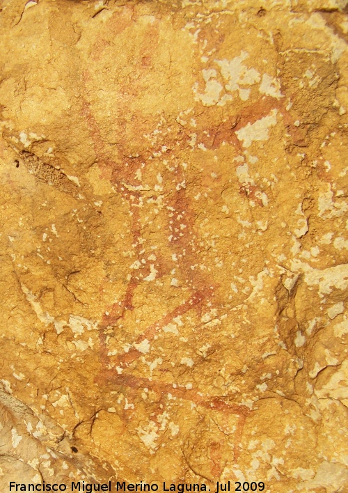 Pinturas rupestres del Poyo de la Mina II - Pinturas rupestres del Poyo de la Mina II. Cabras
