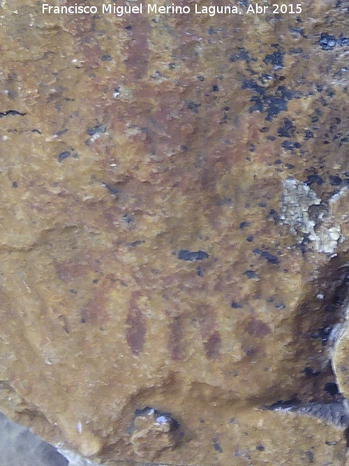 Pinturas rupestres de las Vacas del Retamoso XIII Grupo II - Pinturas rupestres de las Vacas del Retamoso XIII Grupo II. Soliforme