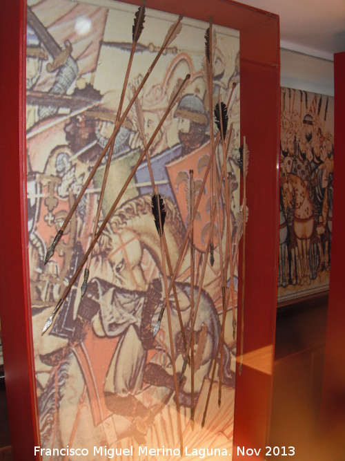Batalla de las Navas de Tolosa - Batalla de las Navas de Tolosa. Flechas almohades. Museo de la Batalla de las Navas de Tolosa