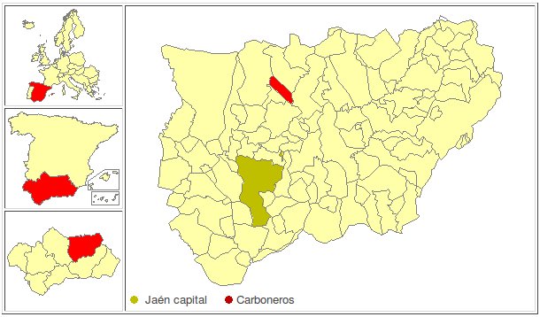 Carboneros - Carboneros. Localizacin