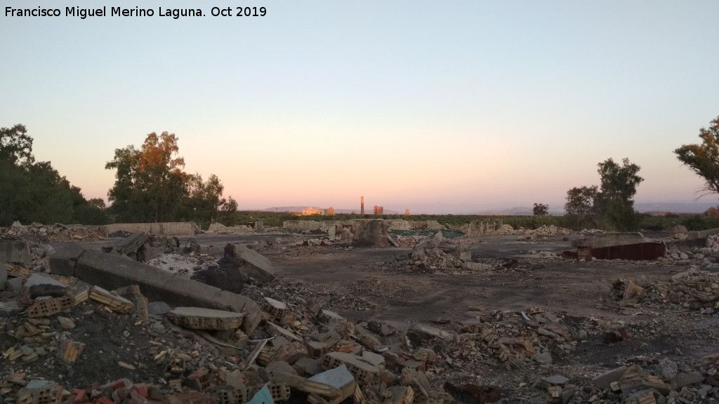 Fundicin de la Cruz - Fundicin de la Cruz. Parte destruida, al fondo el Pozo San Jos