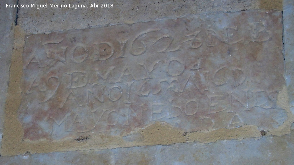 La Clereca - La Clereca. Inscripcin del siglo XVII