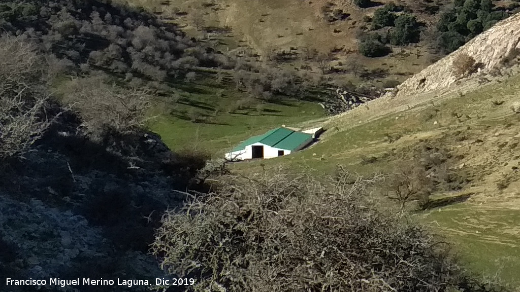 Cortijo del Tejuelo - Cortijo del Tejuelo. Desde el Collado del Tejuelo