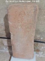 Cstulo. Estela funeraria siglo I. Museo Arqueolgico de Linares