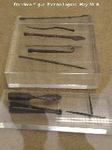 Cstulo. Instrumentos mdicos de bronce. Siglos I-II d.C. Museo Arqueolgico de Linares