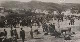 Historia de Los Villares. Foto antigua. Feria de ganado