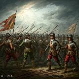 Batalla de Nordlingen. Imagen generada con la IA Aria