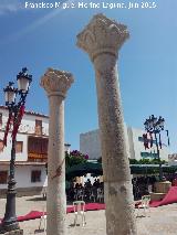 Plaza de la Constitucin. Columnas