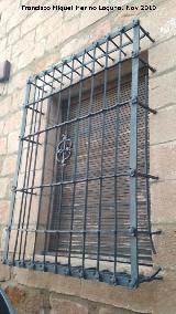 Reja de rosetas Casona de los Pérez Caballero. Reja de rosetas
