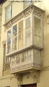 Casa de la Calle Real n 38. Balcn cerrado