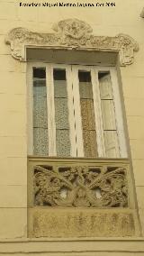 Casa de la Calle Real n 38. Ventana a la izquierda del balcn cerrado