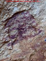 Pinturas rupestres de la Cueva de la Graja-Grupo I. Ramiforme