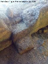 Cueva artificial de los Llanos III. Escaleras