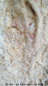 Pinturas rupestres y petroglifos Cueva del Clarillo. Detalle del grupo 2