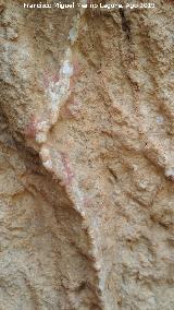 Pinturas rupestres y petroglifos Cueva del Clarillo. Pinturas del grupo 4