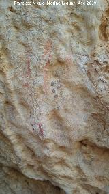 Pinturas rupestres y petroglifos Cueva del Clarillo. Pinturas del grupo 4