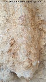 Pinturas rupestres y petroglifos Cueva del Clarillo. Pintura del grupo 3