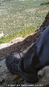 Pinturas rupestres y petroglifos Cueva del Clarillo. Altura