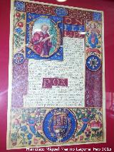 Carta de privilegio de Torredonjimeno. Archivo Histórico Municipal de Torredonjimeno Ayuntamiento de Torredonjimeno. Carta de privilegio de Torredonjimeno. Archivo Histórico Municipal de Torredonjimeno