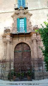 Palacio Episcopal. Portada a la Glorieta de Espaa