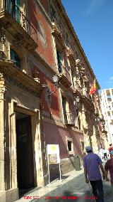 Palacio Episcopal. Fachada a la Plaza Cardenal Belluga