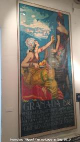 1921. Cartel del Corpus de Granada. Casa de los Tiros - Granada