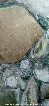 Caracol de Cantera Vieja. Una de las piedras de cierre