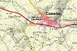 Caracol de Cantera Vieja. Mapa