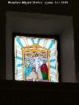 Ermita de San Sebastin. Vidriera