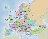 Mapa Europa. Mapa