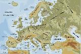 Mapa físico Europa. Mapa físico