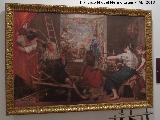 Copia de las Hilanderas de Velazquez. Exposición Palacio Episcopal Salamanca Diego Velázquez. Copia de las Hilanderas de Velazquez. Exposición Palacio Episcopal Salamanca