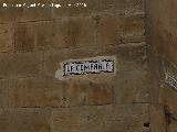 Calle La Compaa. Placa