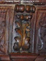 Voluta derecha Catedral de Jaén. Coro. San Julián. Voluta derecha