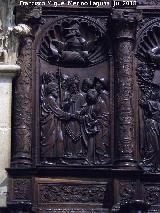 Catedral de Jan. Coro. Desposorios de Mara y Jos. 