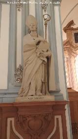 Iglesia de San Juan de Dios. Esculturas de los Machones. San Isidoro