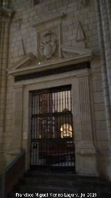 Catedral de Santa Mara. Capilla Mayor. Puerta que da a la Girola por el norte
